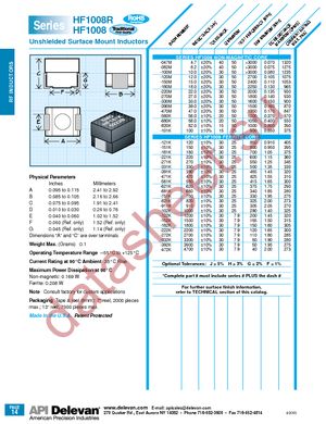 HF1008R-120K datasheet  